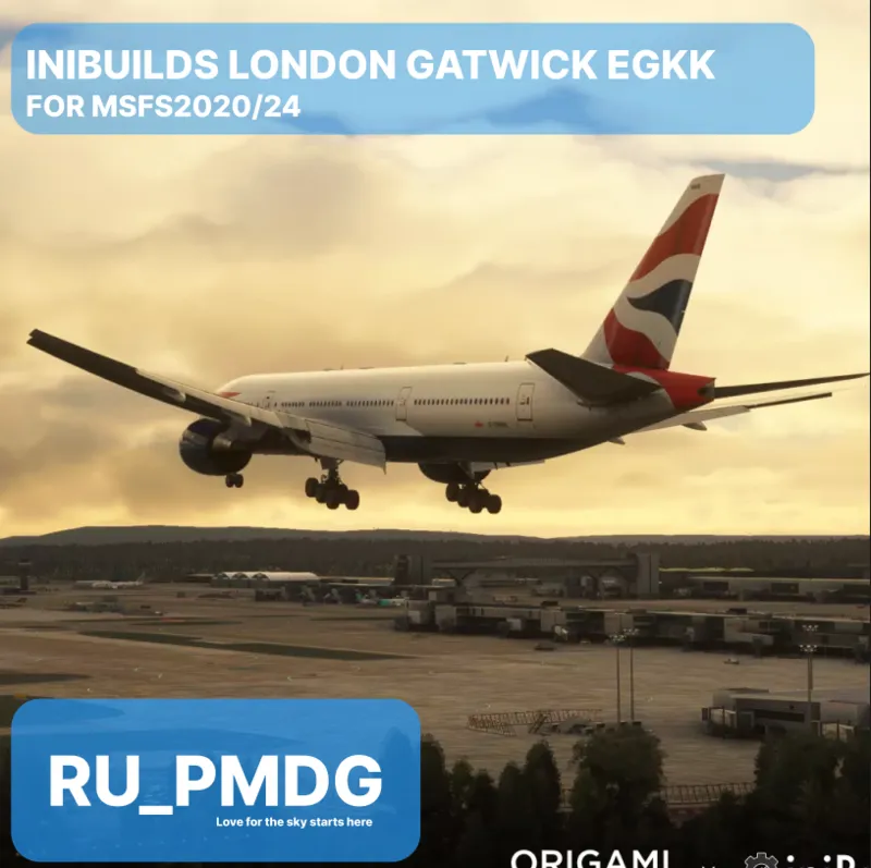 iniBuilds London Gatwick (EGKK) for MSFS2024/20
