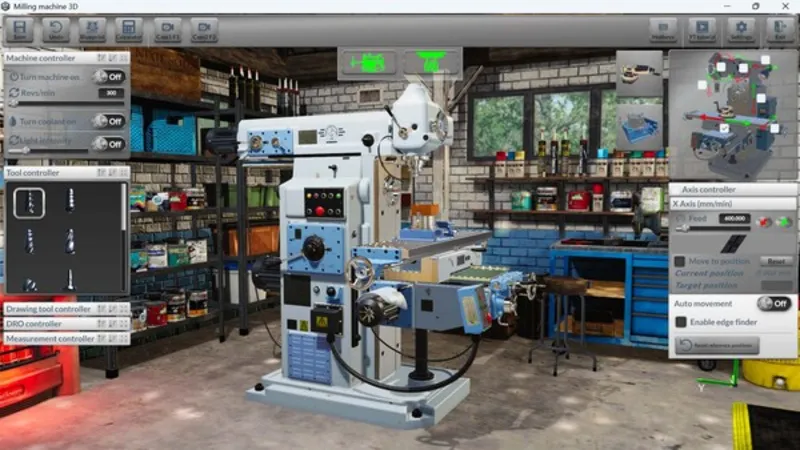 Milling machine 3D STEAM GIFT AUTO RU+МИР
