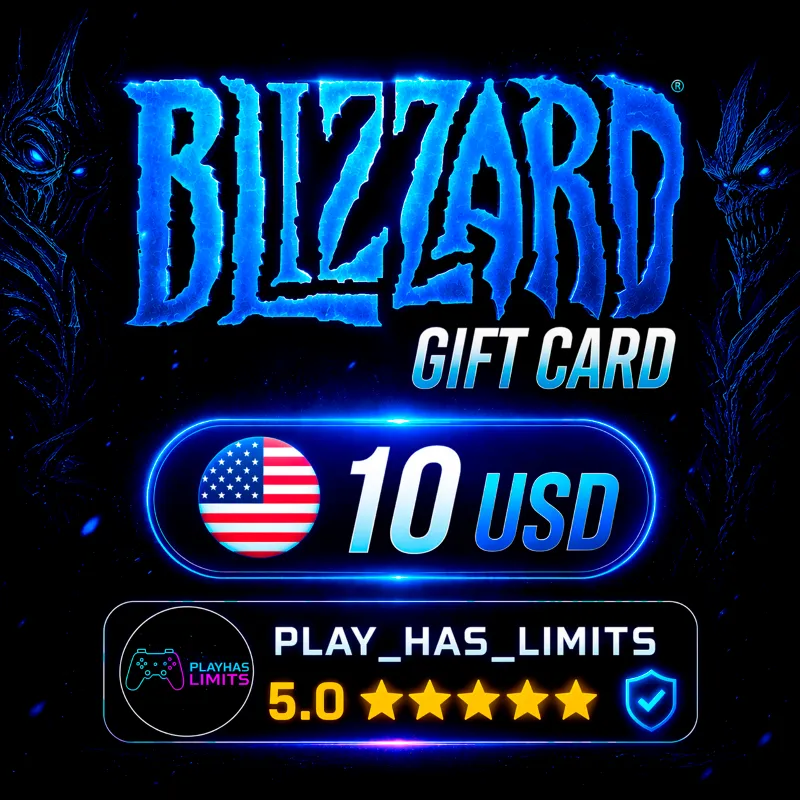 BLIZZARD GIFT CARD 10 USD | США