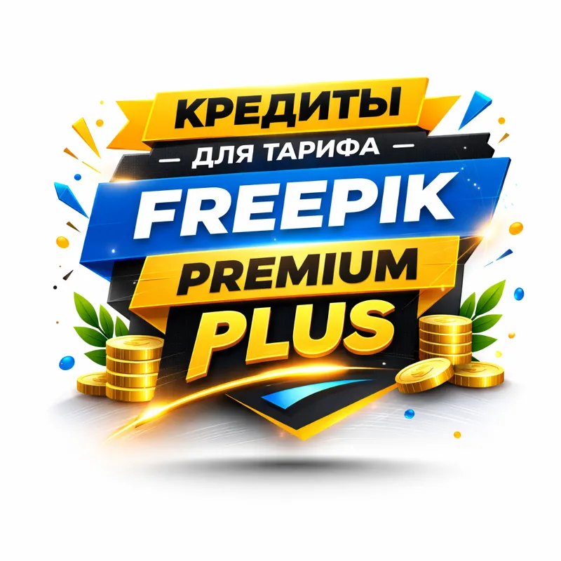 Freepik/Magnific КРЕДИТЫ для Premium+