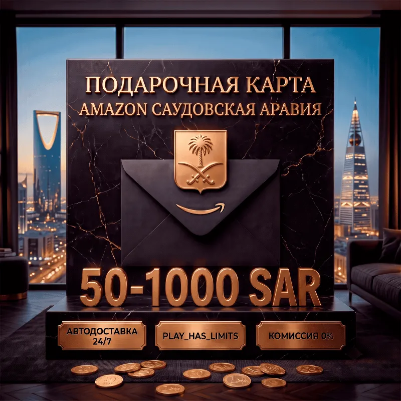 Amazon Gift Cards 50-1000 SAR | Саудовская Аравия (SA)
