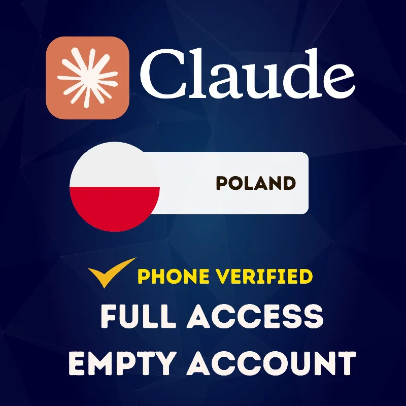 ПОЛЬША CLAUDE АККАУНТ | ПОЛНЫЙ ДОСТУП | УСЛУГА ПОДТВЕРЖДЕНИЯ ТЕЛЕФОНА