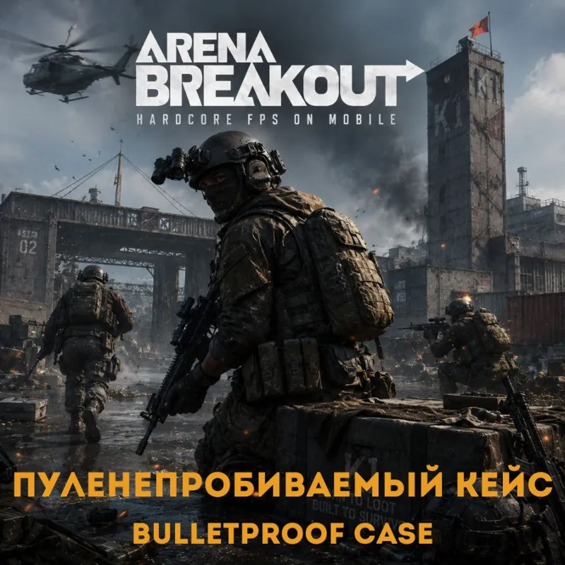 24/7 ПОПОЛНЕНИЕ Пуленепробиваемый кейс Arena Breakout (Mobile) Арена Бейкаут по ID
