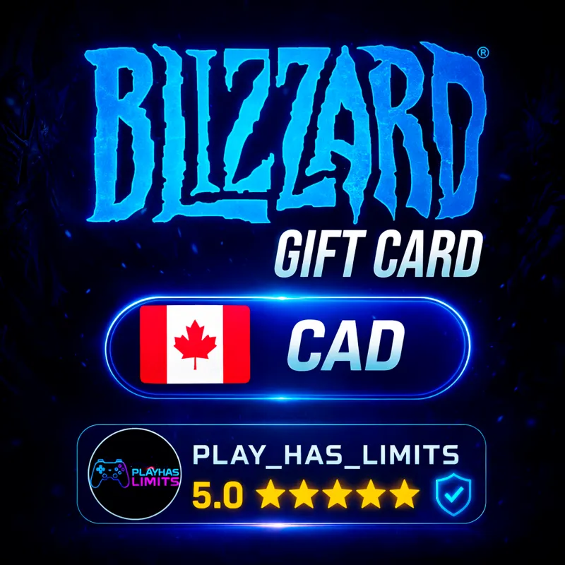 BLIZZARD GIFT CARD 30/60/100 CAD | Канада