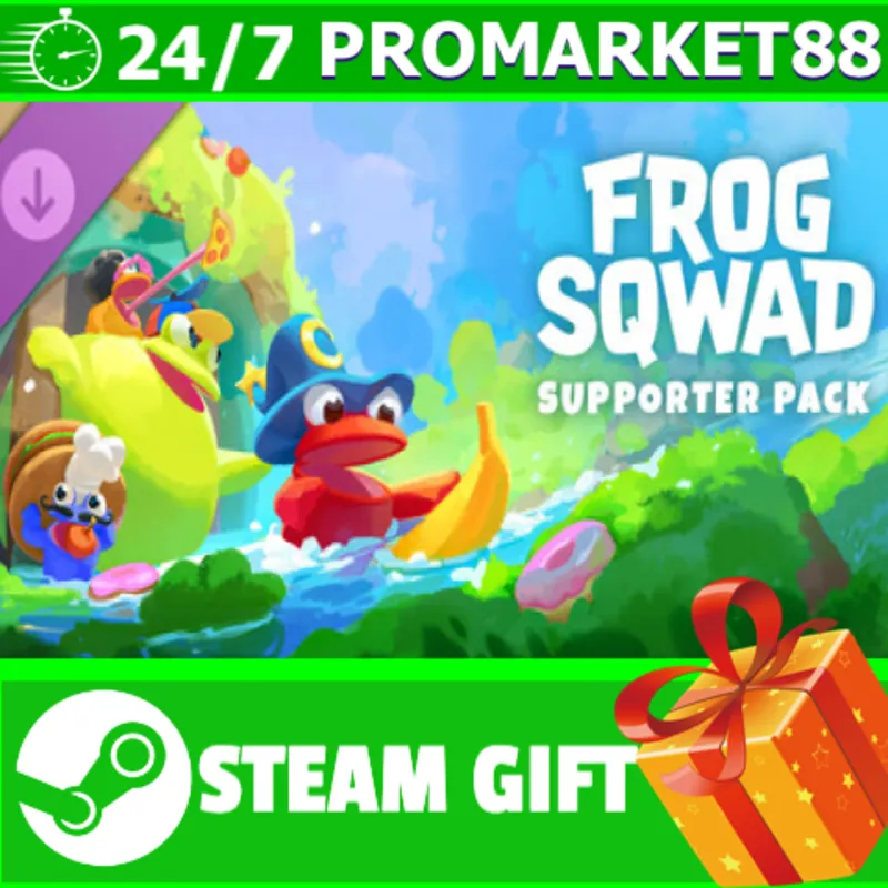 ВСЕ СТРАНЫ+РОССИЯ Frog Sqwad Supporter Pack STEAM