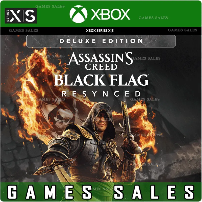 ASSASSIN'S CREED BLACK FLAG RESYNCED DELUXE EDITION XBOX SERIES X|S КЛЮЧ