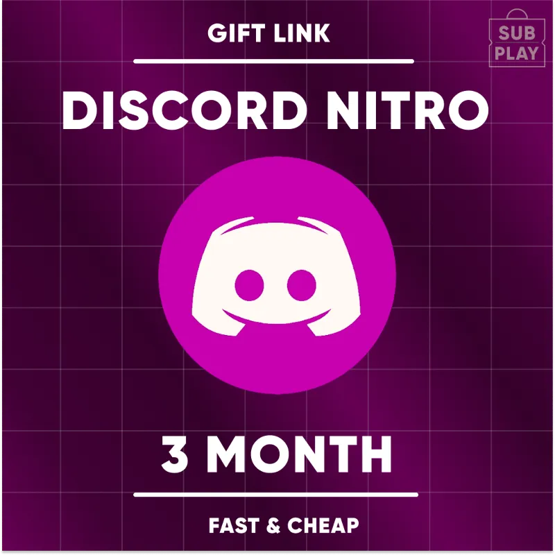Discord Nitro | 3 месяца + 2 буста | Автодоставка 24/7