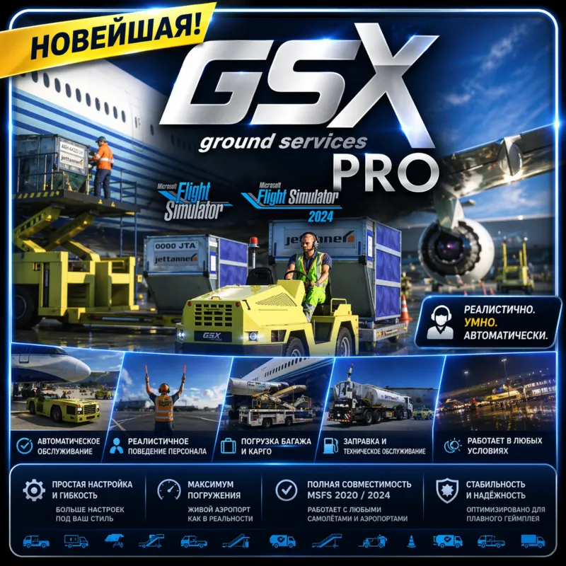 GSX Pro MSFS 2020/2024 FSDREAMTEAM АВТО - ВЫДАЧА