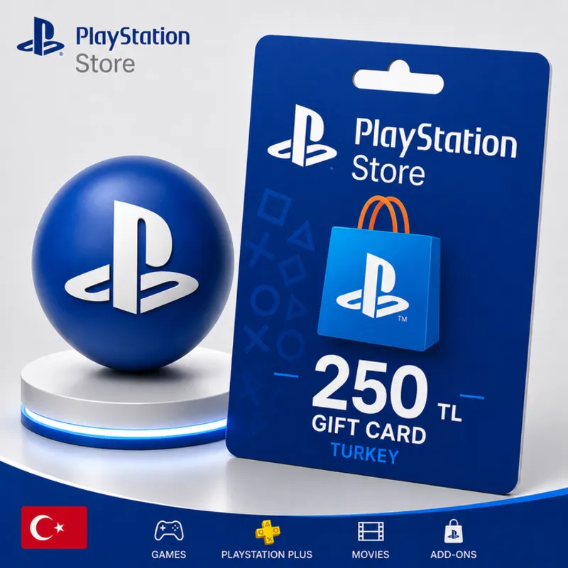 PlayStation (PSN) 250 TRY (TL) лир Цифровая подарочная карта | Автоматическая 24/7