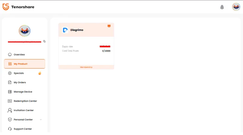 Tenorshare Diagrimo План на 6 месяцев