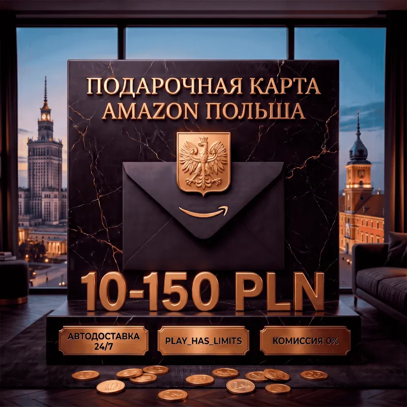 Amazon Gift Cards 10-150 PLN | ПОЛЬША (PL)