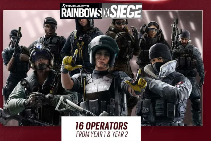 Rainbow Six Siege - Набор оперативников Year 1 + Year 2 (Ключ Xbox One/Series X|S)