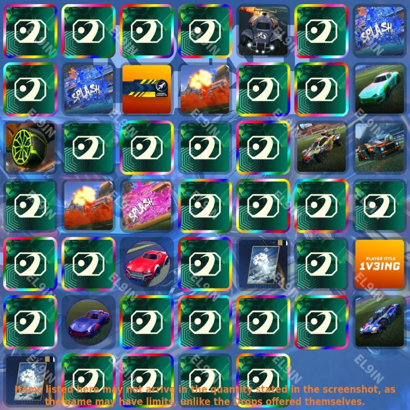 Rocket League Твич Дропсы 47 предметов +