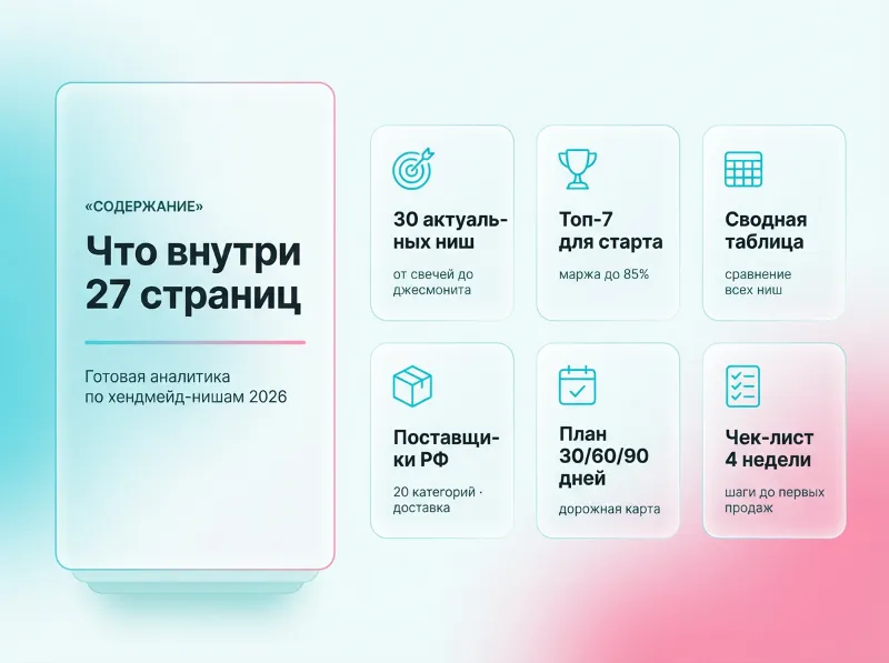 Самозанятость: 30 идей для старта в хендмейде