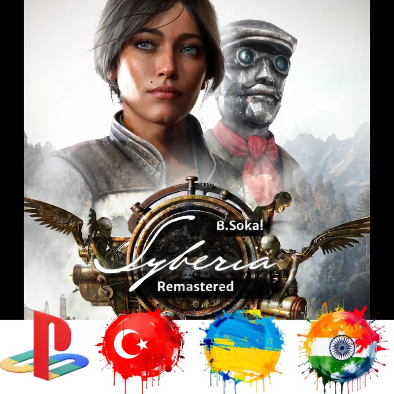Syberia Remastered PS5/ТУРЦИЯ/УКРАИНА/ИНДИЯ/PS
