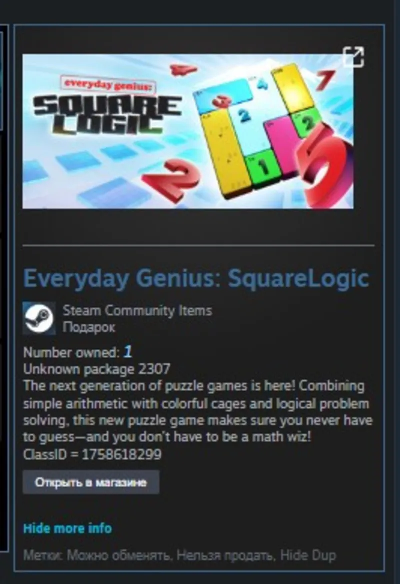 Everyday Genius: SquareLogic STEAM GIFT Россия + МИР + ВСЕ СТРАНЫ