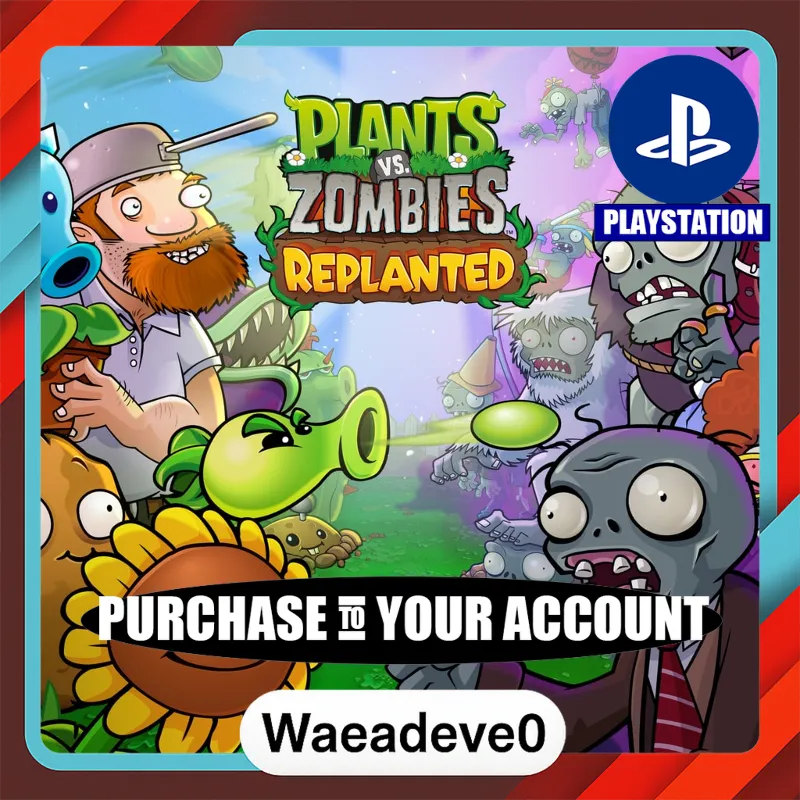 Plants vs. Zombies : Replanted – PlayStation (PSN) – Purchase in Your Account