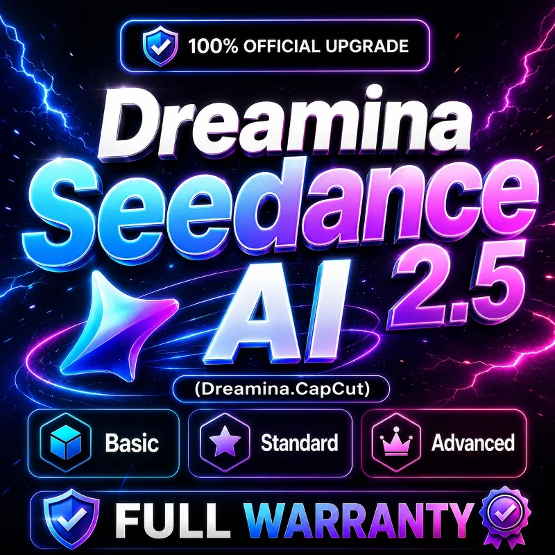 Dreamina Seedance 2.5 AI Basic | Standard | Advanced| 100% Официальное обновление