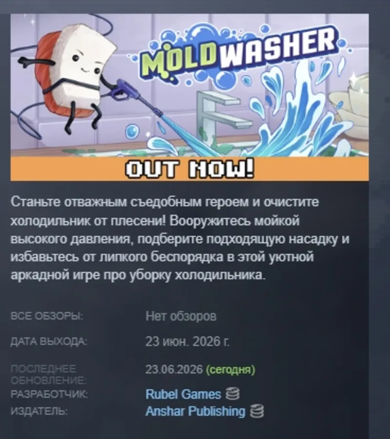 Moldwasher АВТОДОСТАВКА STEAM GLOBAL МГНОВЕННО ЛИЦЕНЗИЯ