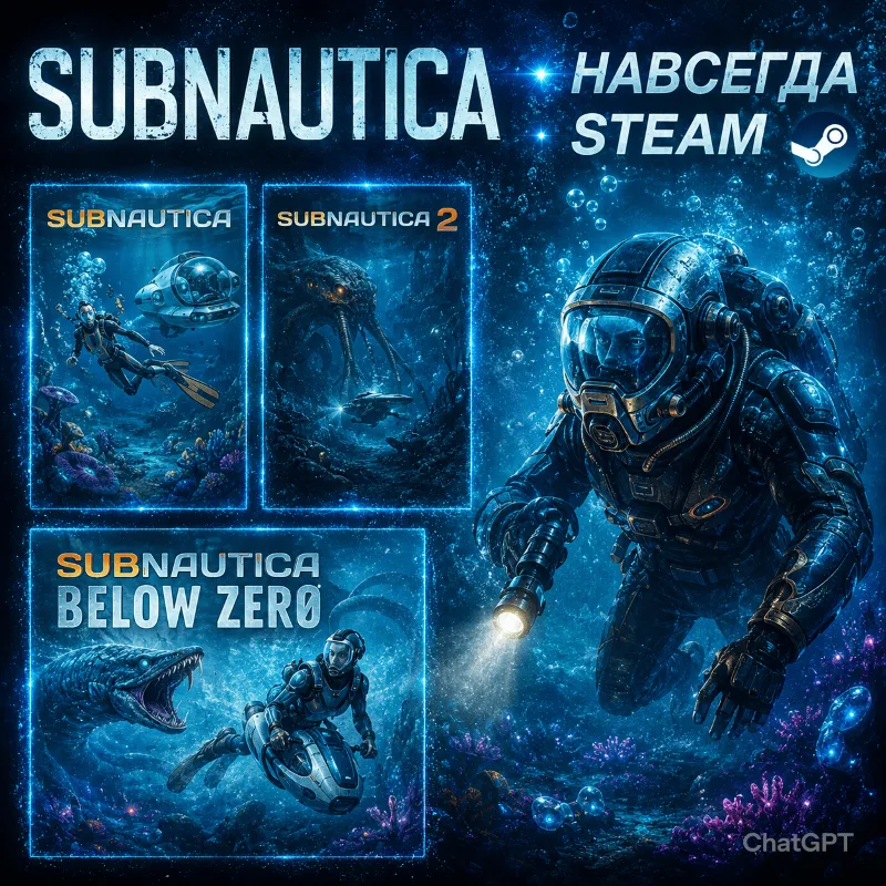 SUBNAUTICA 2 + ВСЕ ЧАСТИ | МНОГО ДРУГИХ ИГР | ОФФЛАЙН АККАУНТ