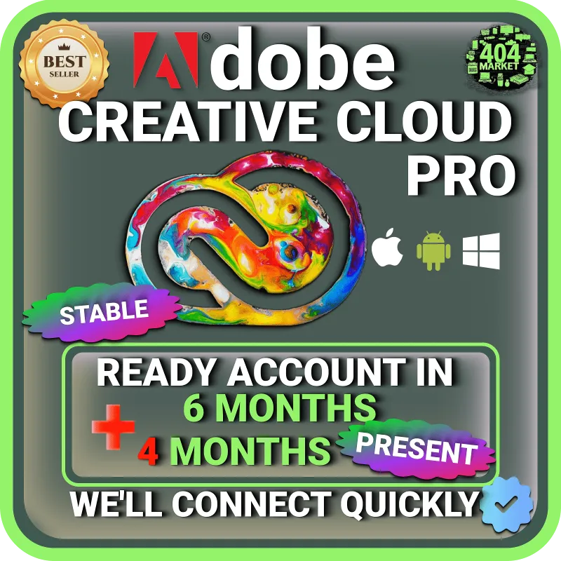 ADOBE CREATIVE CLOUD PRO 6 МЕСЯЦЕВ ГОТОВЫЙ АККАУНТ