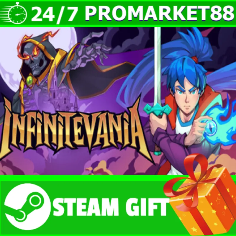 ВСЕ СТРАНЫ+РОССИЯ Infinitevania STEAM GIFT