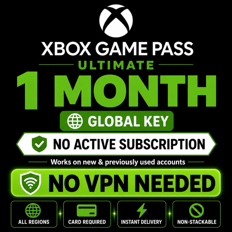 Xbox Game Pass Ultimate 1 месяц Global | Все Аккаунты | Без VPN