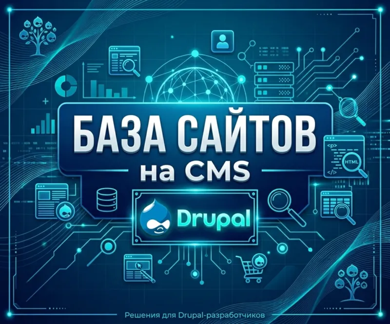 Базa сайтов на CMS Drupal 2026 ( Август )