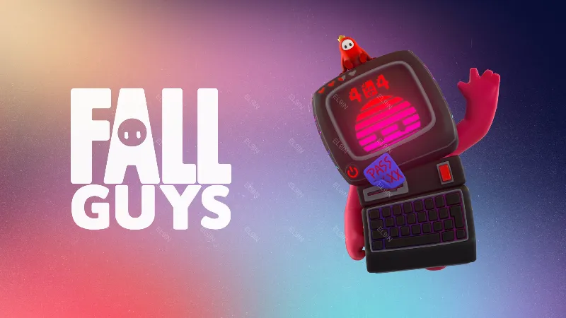 【Fall Guys - Gamer Hardwear Costume】Epic Fresh New Моментальная доставка