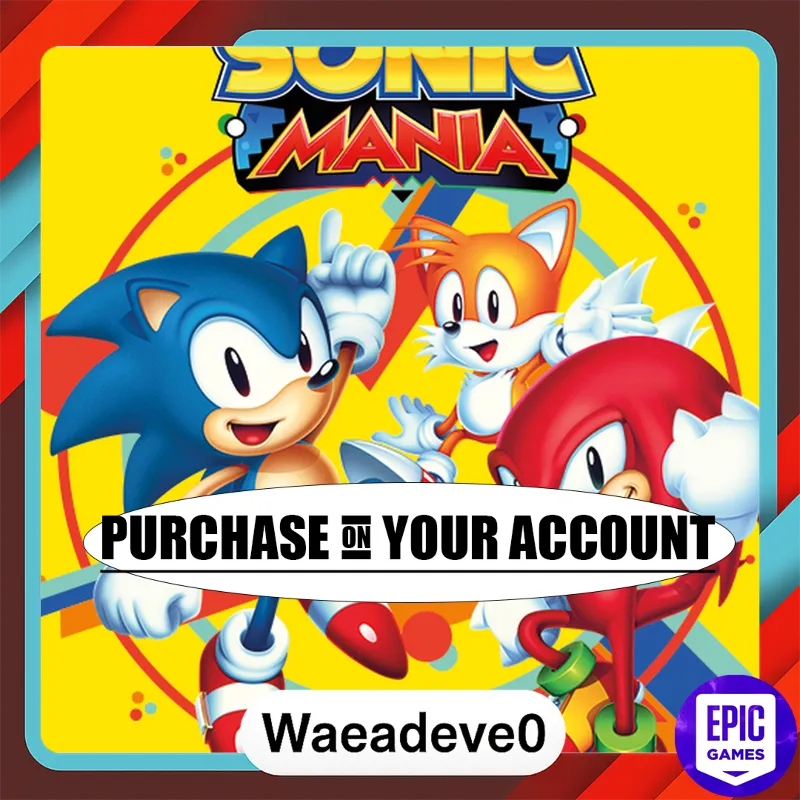 Sonic Mania - Epic games - Purchase on your account