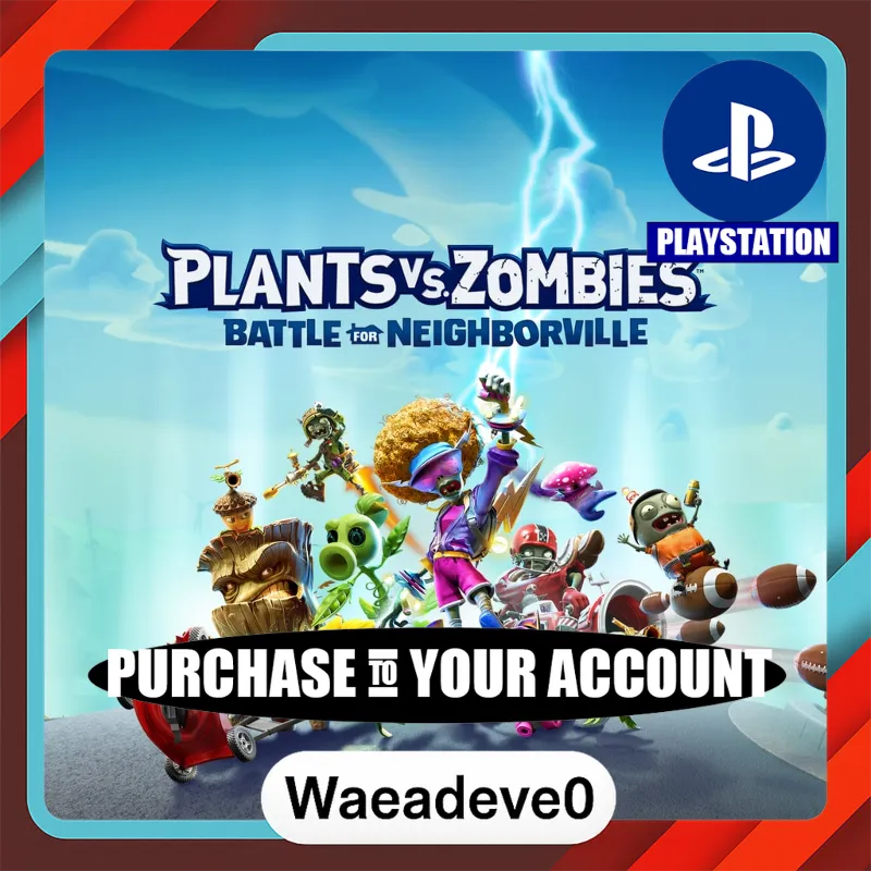 Plants vs. Zombies: Battle for Neighborville – PlayStation (PSN) – Purchase in Your
