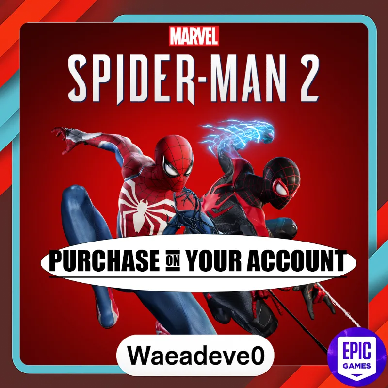Marvel’s Spider-Man 2 - Epic games - Purchase on your account