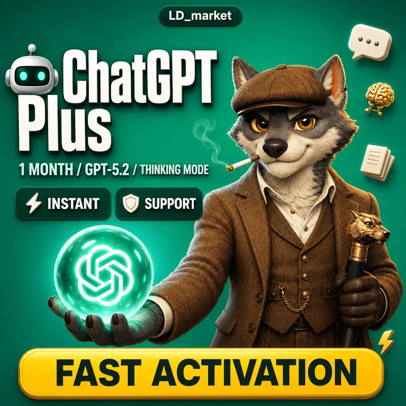 Chatgpt Plus - Оформление подписки на 1 месяц