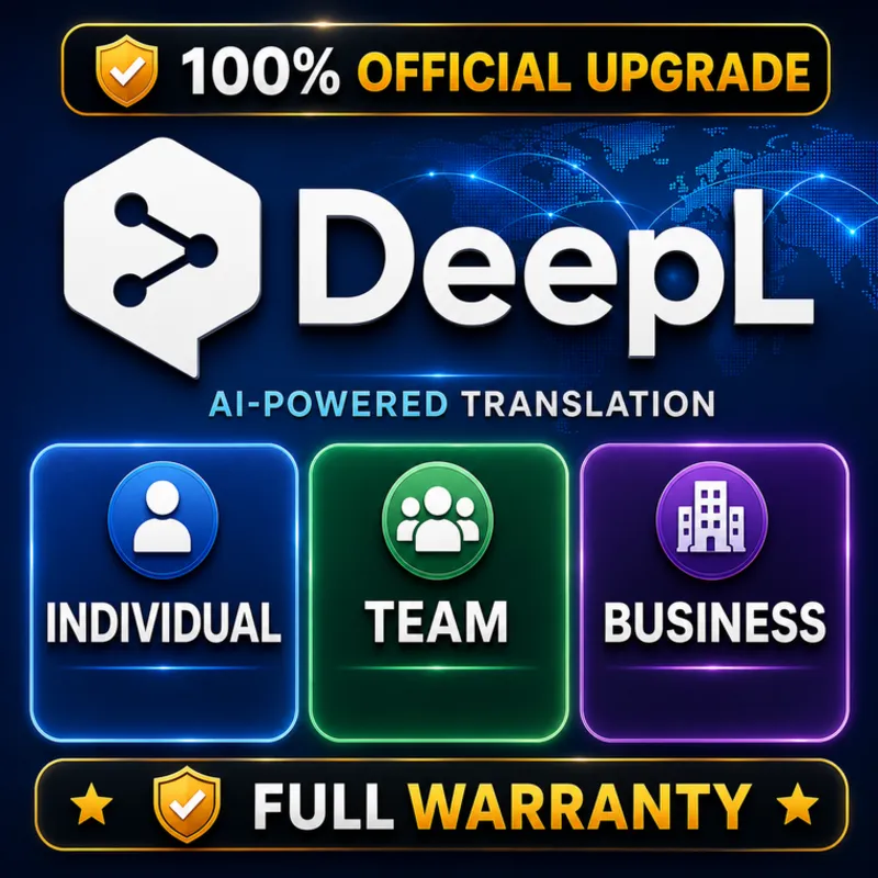 DeepL Individual / Team / Business | 100% Официальное обновление | ГАРАНТИЯ