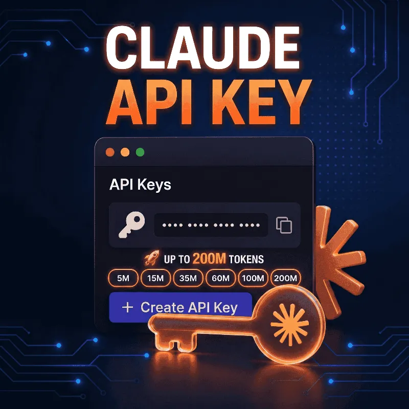 API Claude Opus 4.7 · Токены · Ключ API Claude (лимит в 15–250 млн токенов)