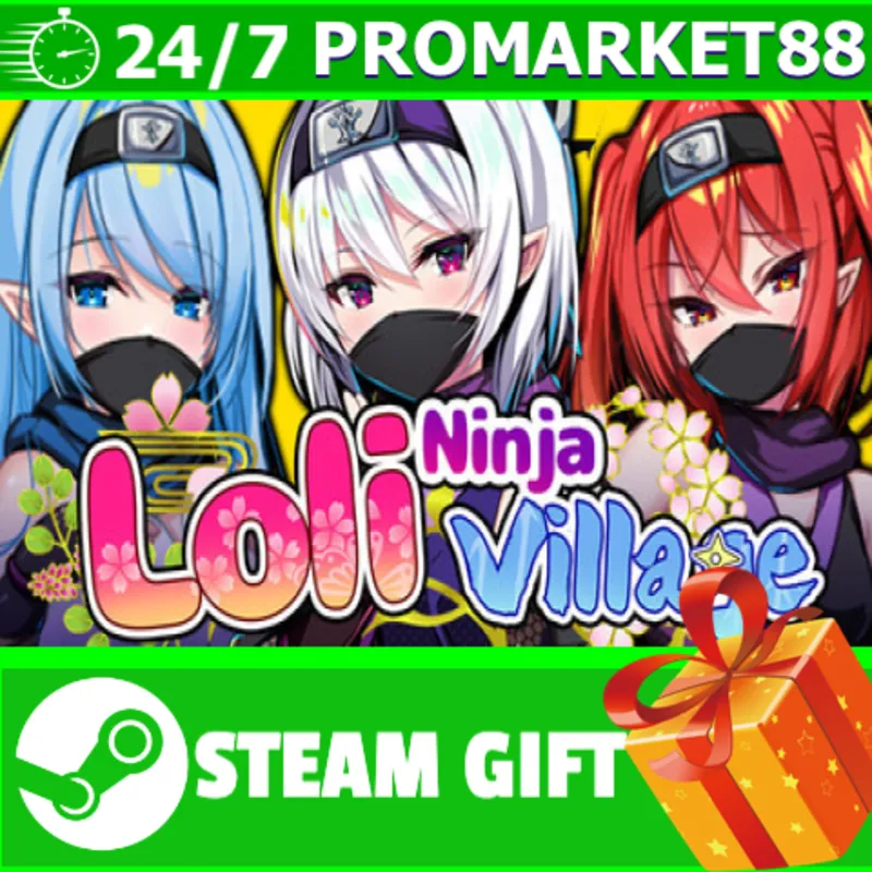 ВСЕ СТРАНЫ+РОССИЯ Loli Ninja Village STEAM GIFT