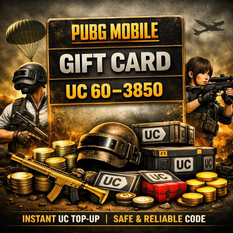 PUBG Mobile Gift Card | 60–3850 UC | Цифровой код Global