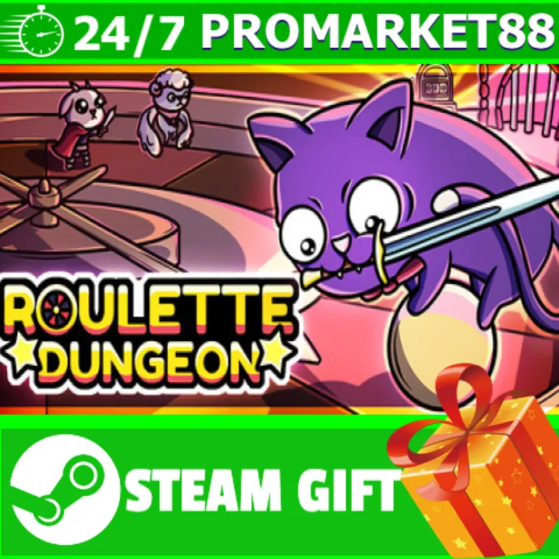ВСЕ СТРАНЫ+РОССИЯ Roulette Dungeon STEAM GIFT