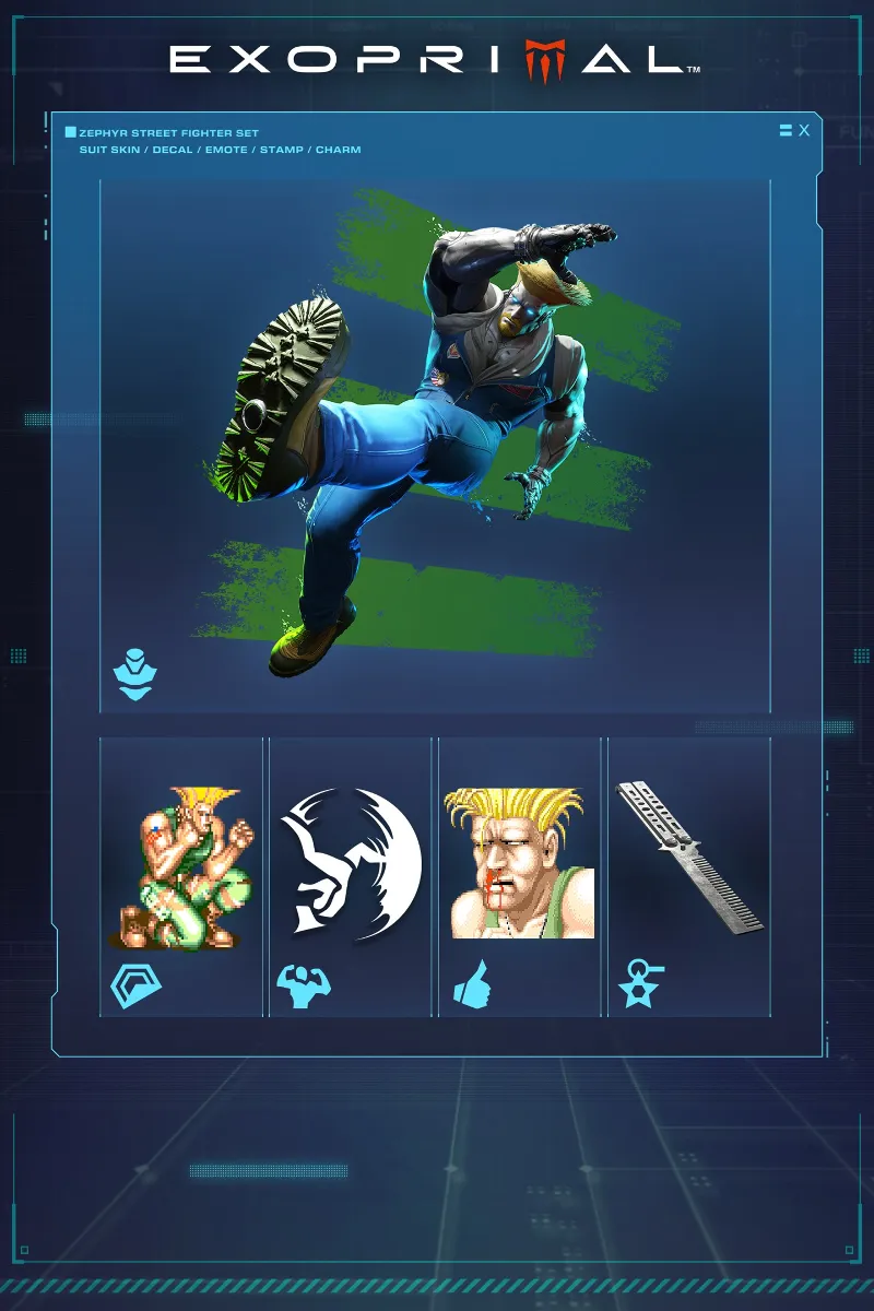 Zephyr Street Fighter Set XBOX