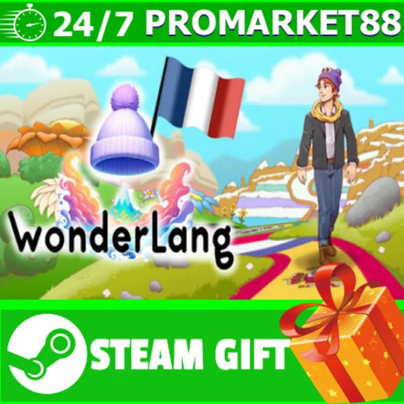 ВСЕ СТРАНЫ+РОССИЯ WonderLang French STEAM GIFT