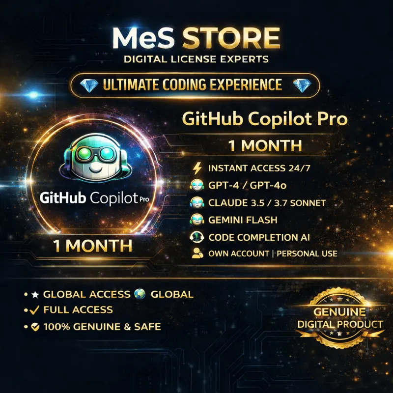 GitHub Copilot Pro / Pro+ 1 Month | Personal Account + Full Access | Готовый Аккаунт