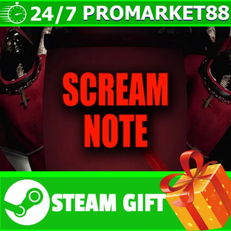 ВСЕ СТРАНЫ+РОССИЯ SCREAM NOTE STEAM GIFT