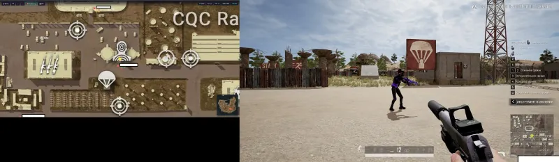 Браузерный радар для PUBG — враги, боты и оружие на карте (Memez)