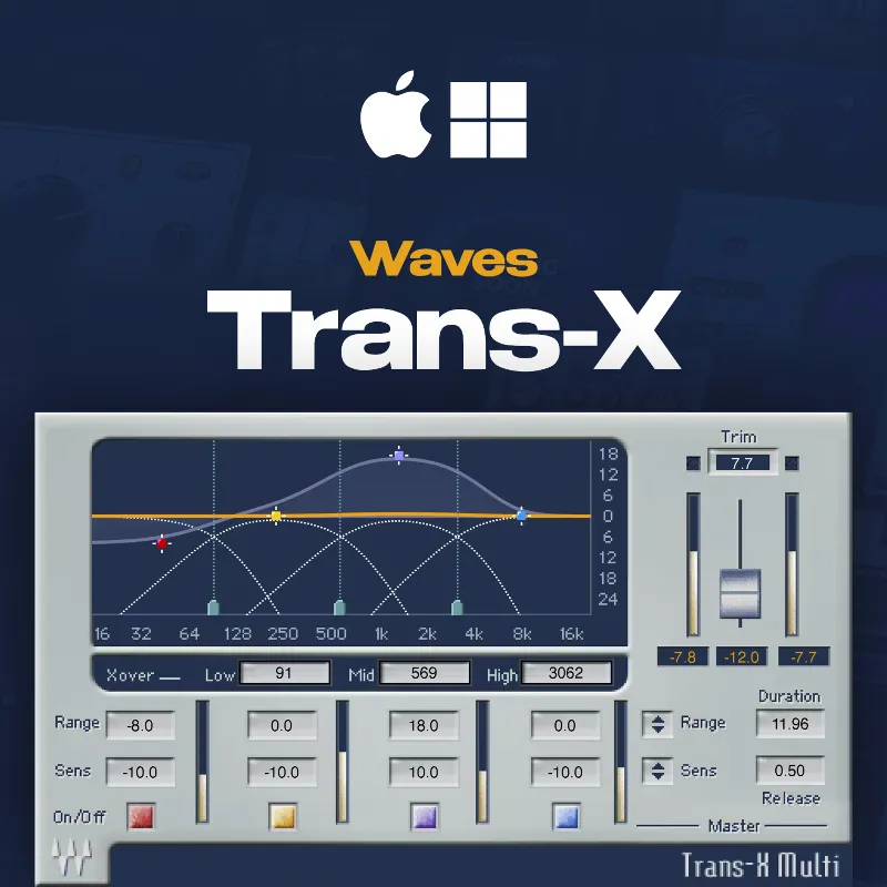 Waves Audio Trans-X | КЛЮЧ АКТИВАЦИИ | АВТОДОСТАВКА 24/7