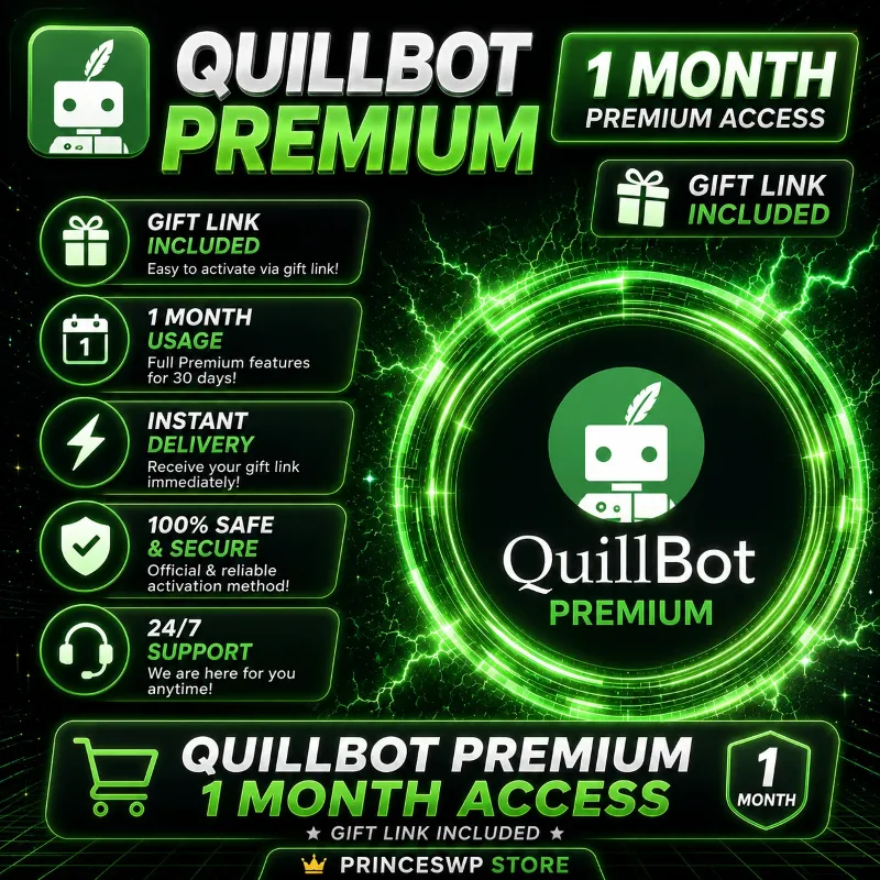 QuillBot Premium 1 Месяц Купон Код Мгновенная Доставка
