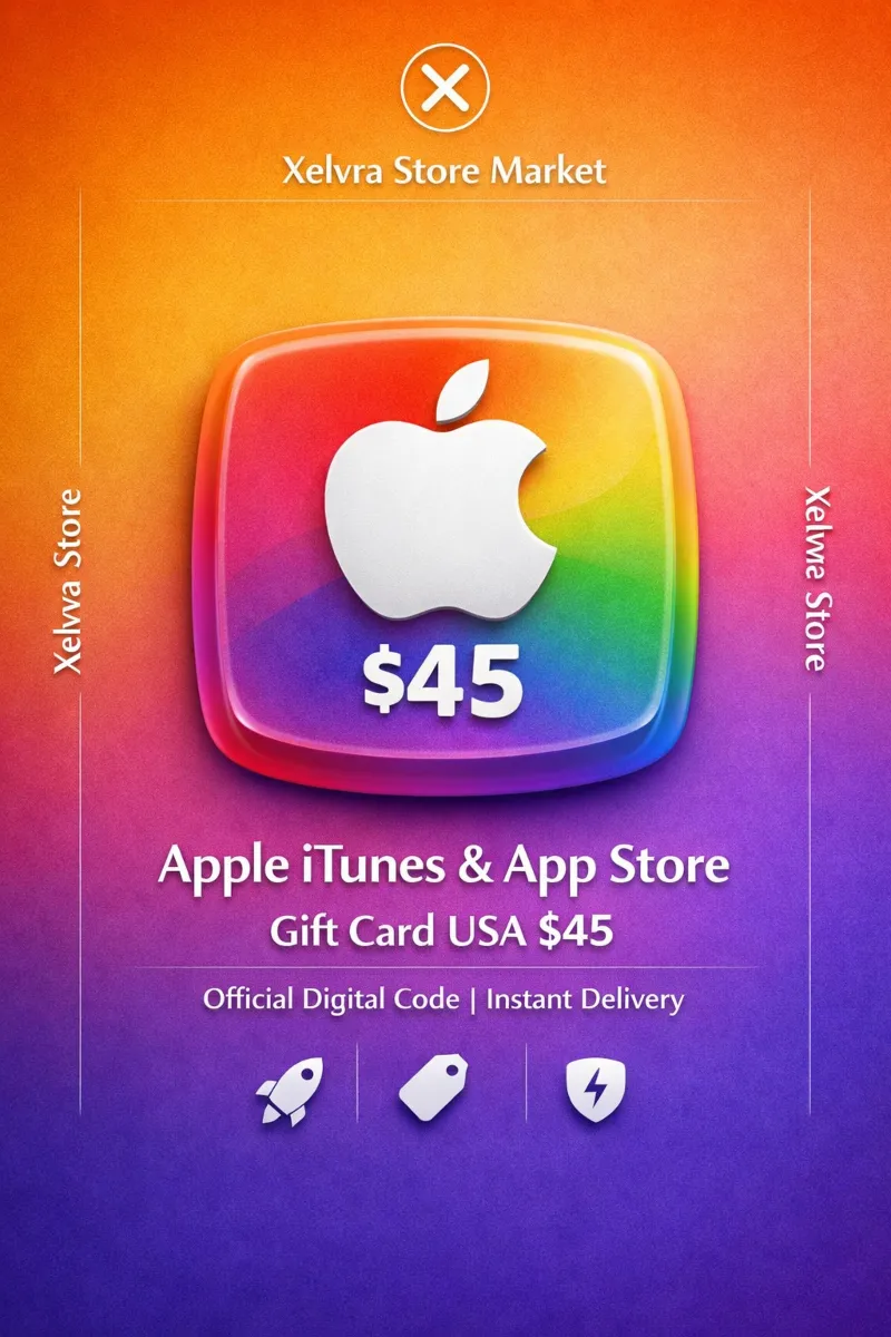 Apple Gift Card $45 США — Официальный Цифровой Код | Моментальная Доставка