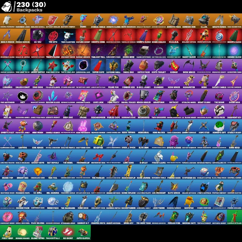 Мгновенный доступ • FN (все платформы) • 166 skins • 2050 VB • Полный доступ