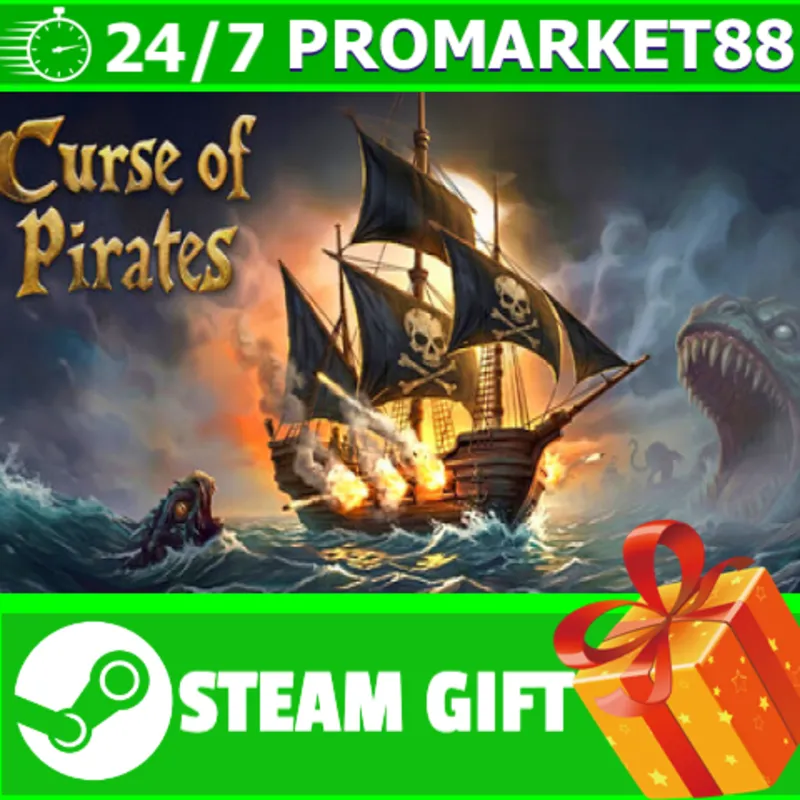 ВСЕ СТРАНЫ+РОССИЯ Curse of Pirates STEAM GIFT
