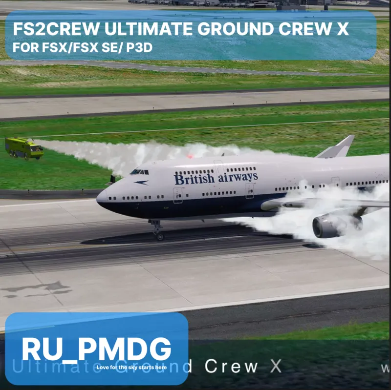 ULTIMATE GROUND CREW X for FSX P3D
