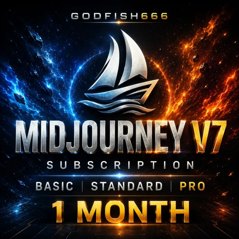 MIDJOURNEY V7 | Базовая/стандартная/профессиональная подписка | Быстрая